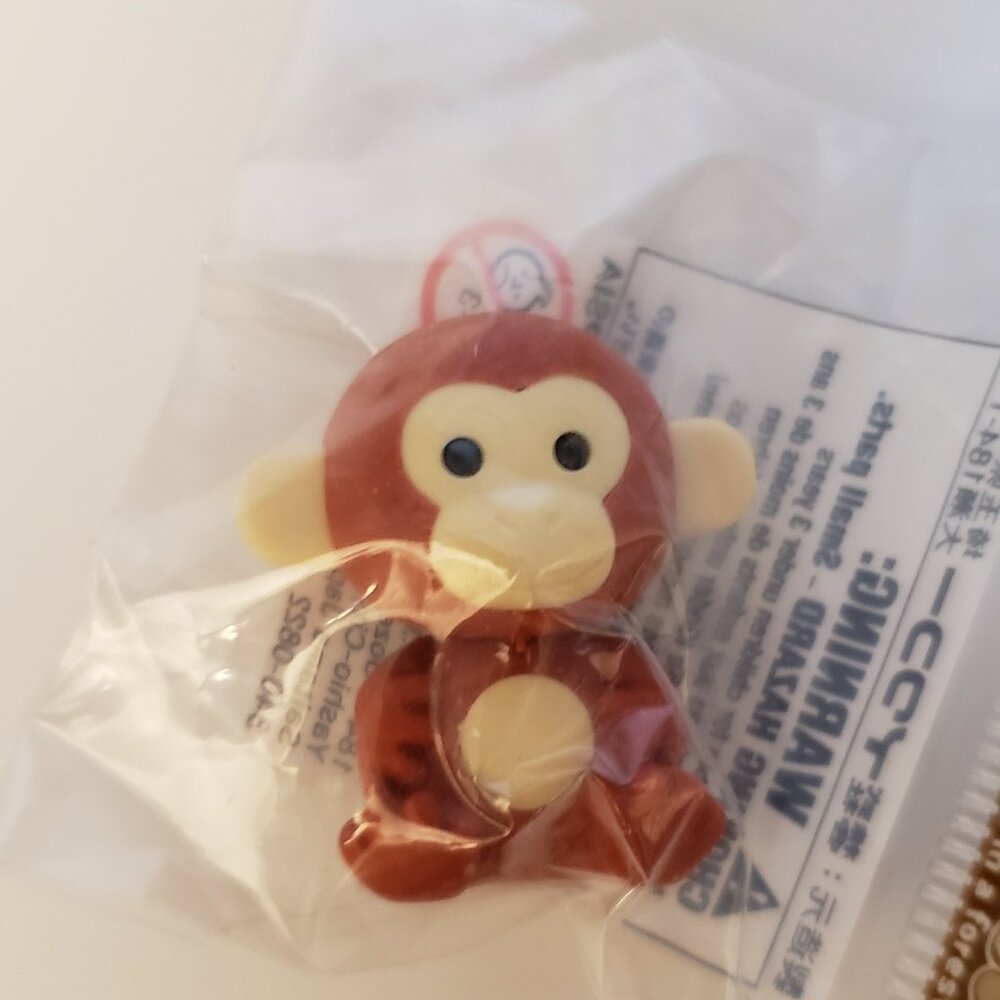 IWAKO Monkey Puzzle Eraser Rubber Japanese Novelty Toy Stationery Fun Animal